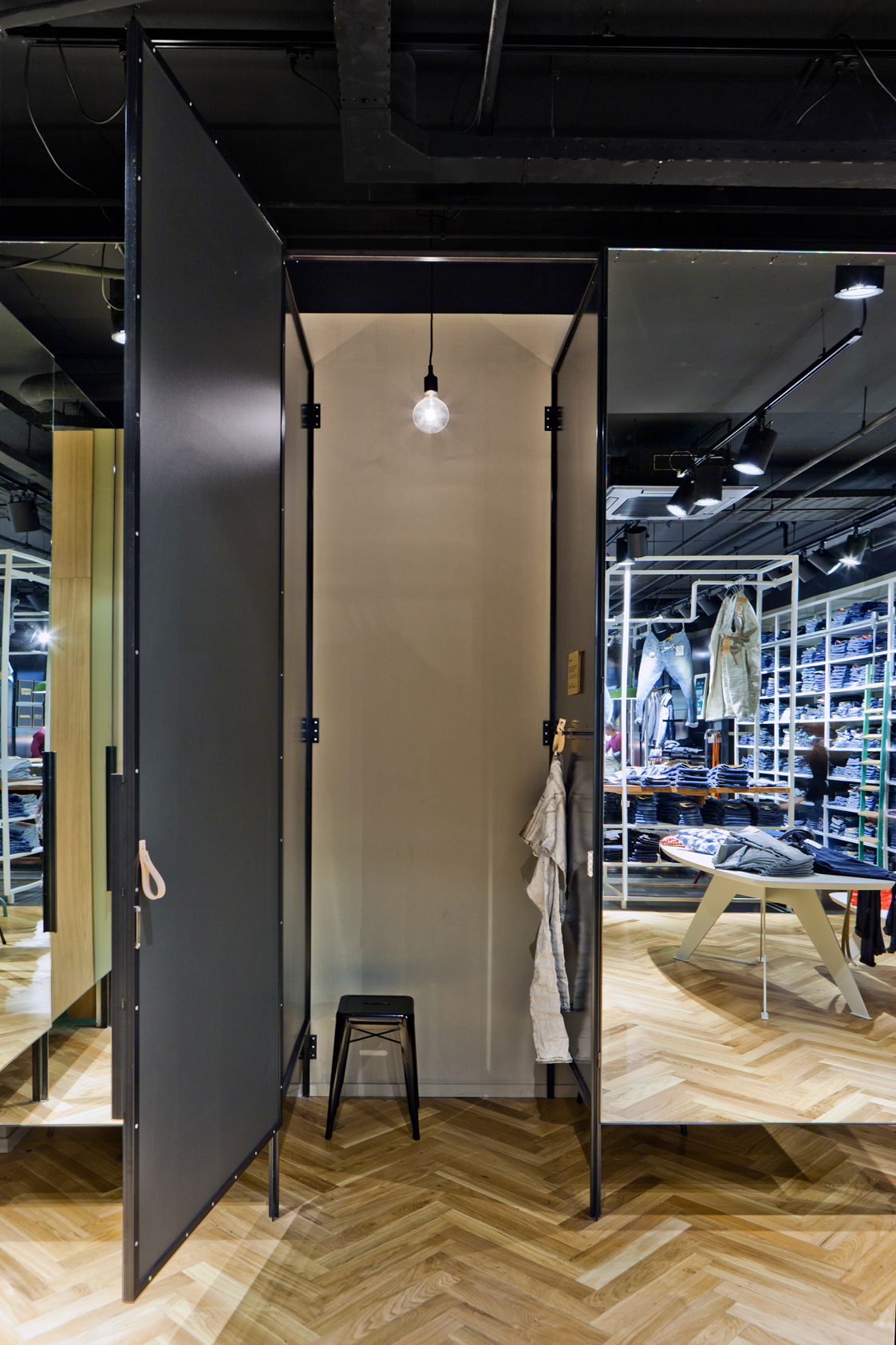 Denim  jeans store shop Retail Interior design