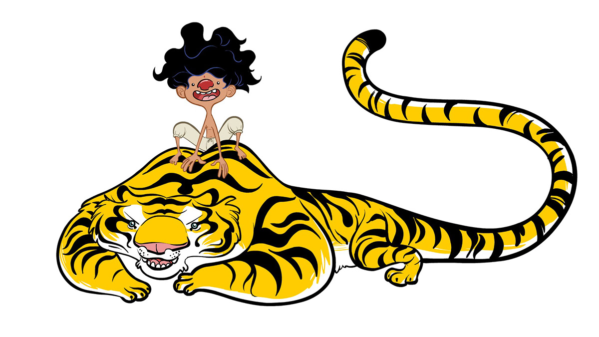 life of pi PI ang lee Richard Parker tiger cartoon