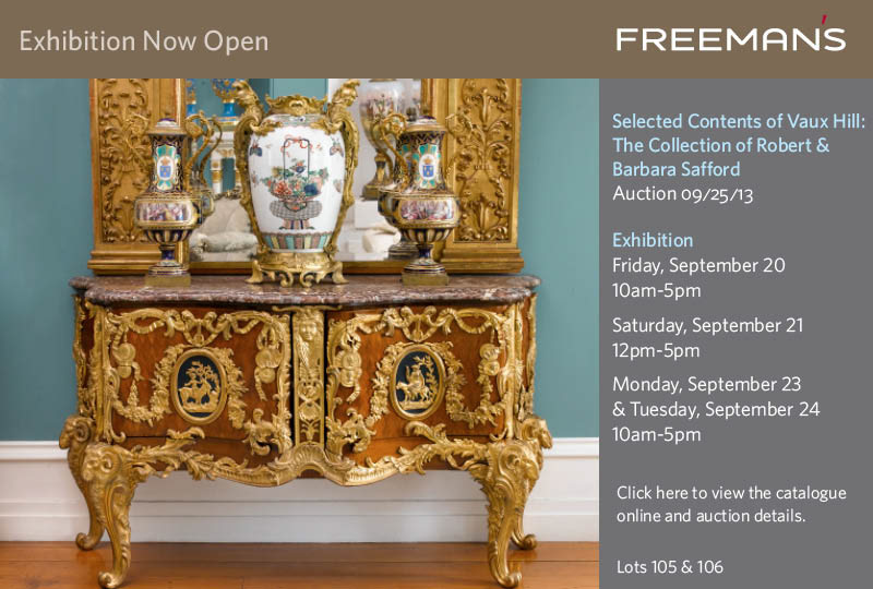 e-mail blasts template fine art auctions marketing   ads brand Freeman's appraisers