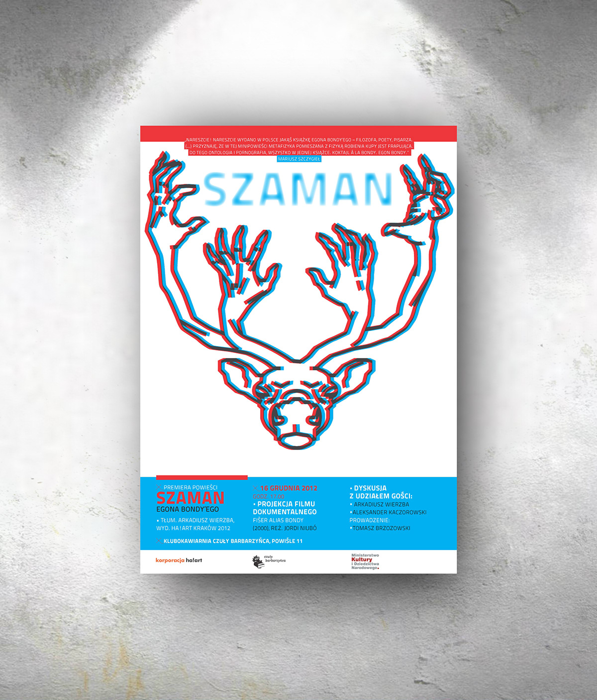 poster  Deer  graphic design  editorial