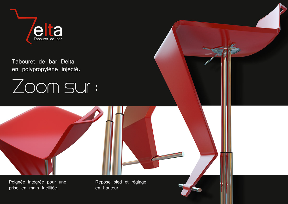 tabouret design tabouret delta Design furniture