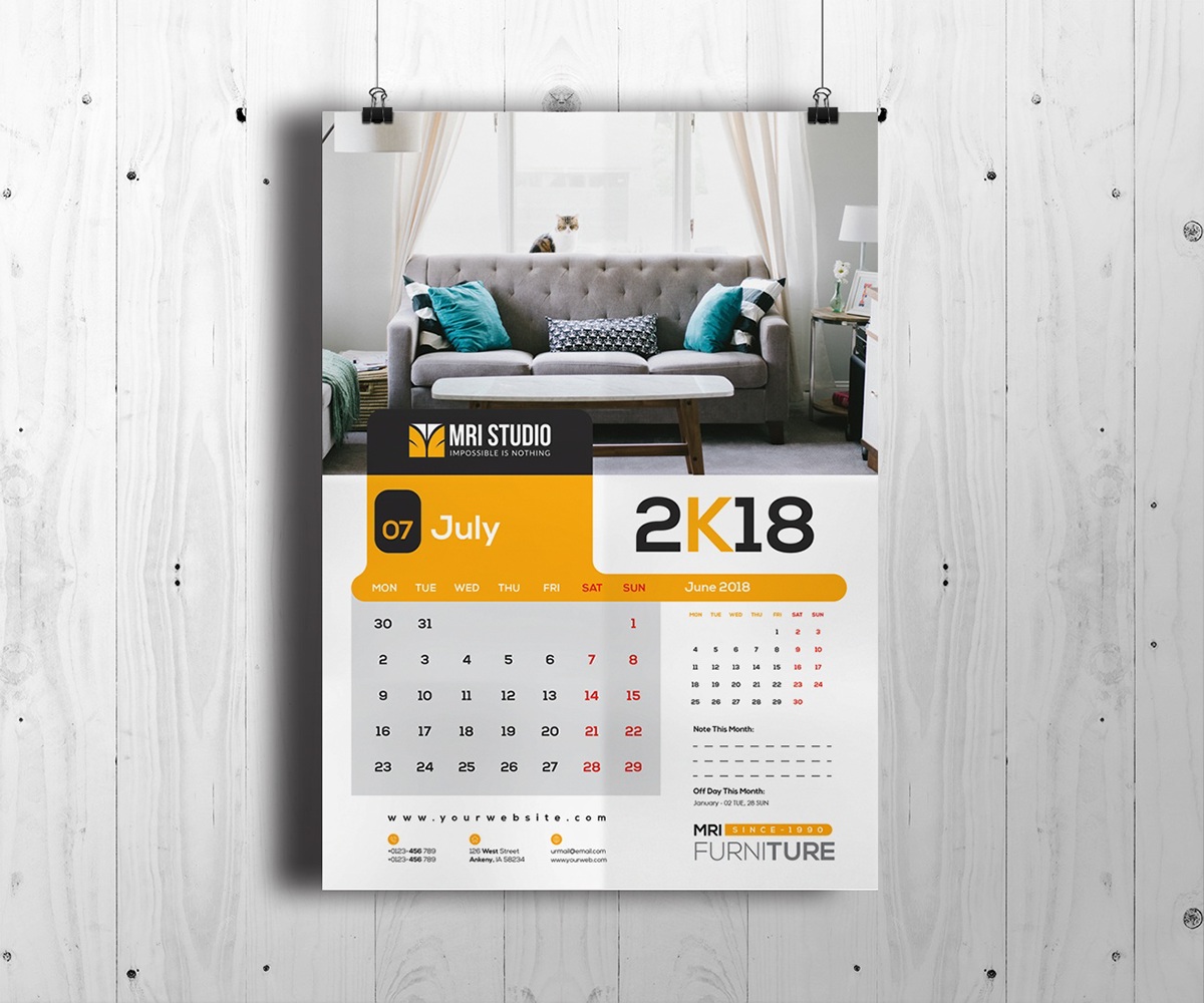 business calendar design modern new year Calender Office template wall calendar calendar 2017 corporate