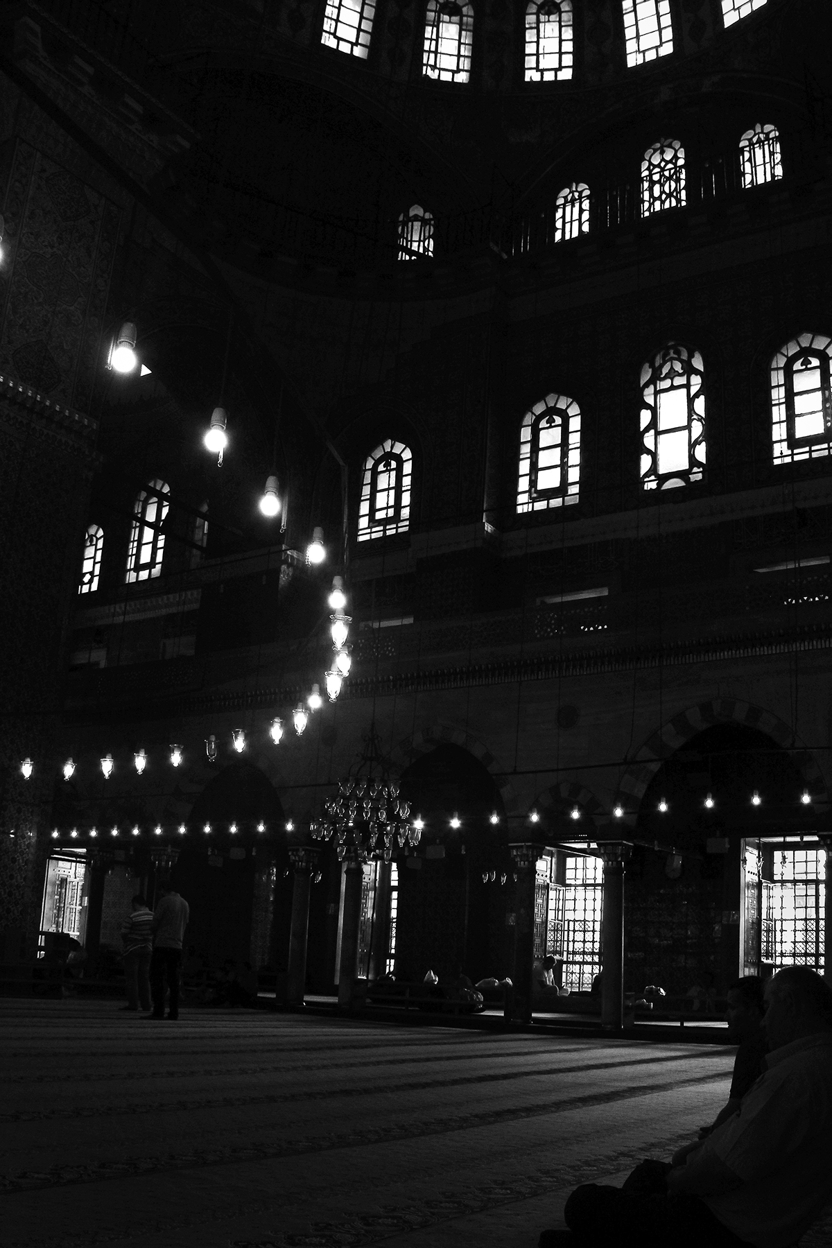 istanbul black & white Turkey religion noir historical monuments bw dark people