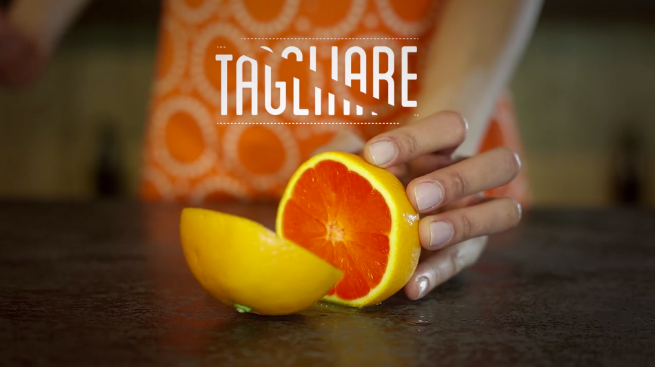 vinegar video commercial Typography video oranges