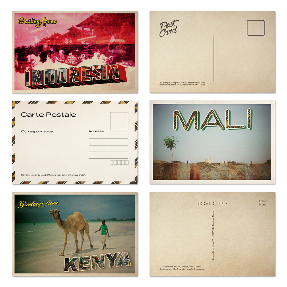 postcards travel photography analogue photography