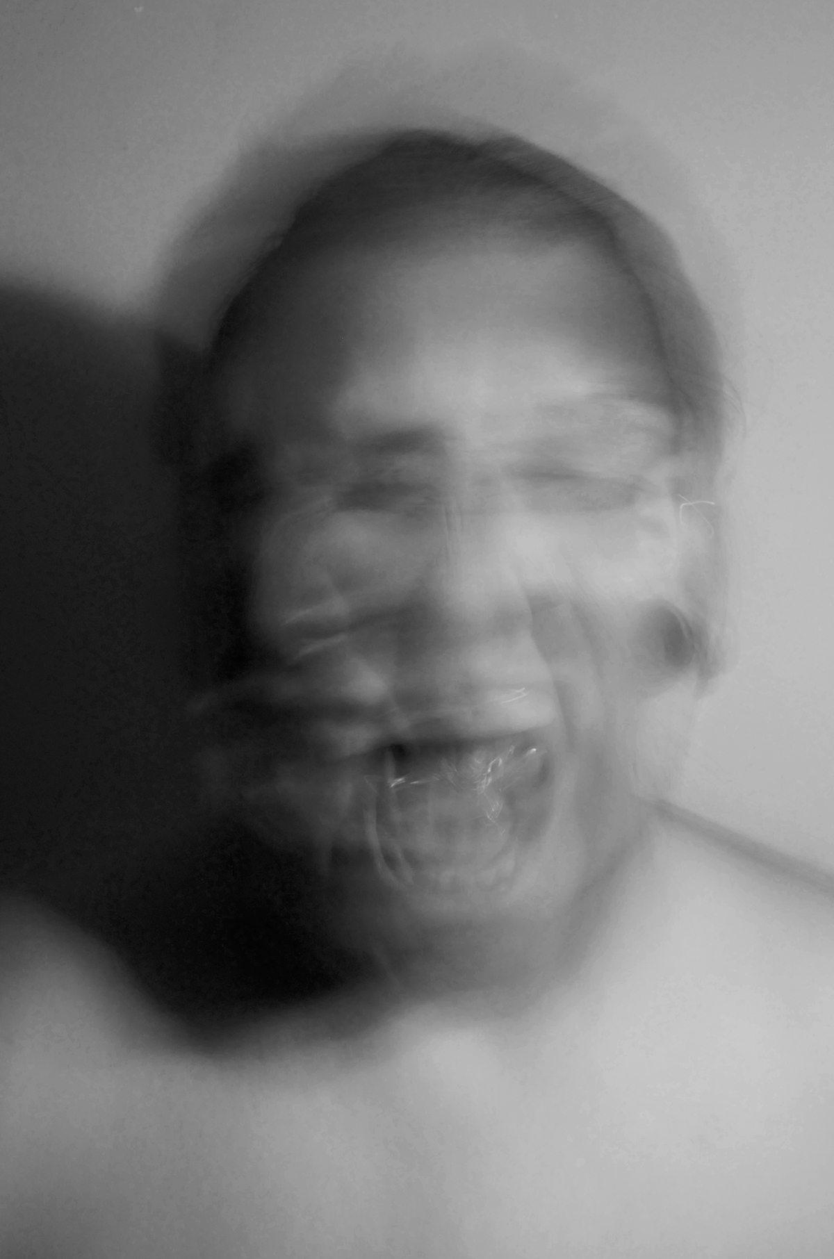 Study of emotions anger emotion motion blur photo series