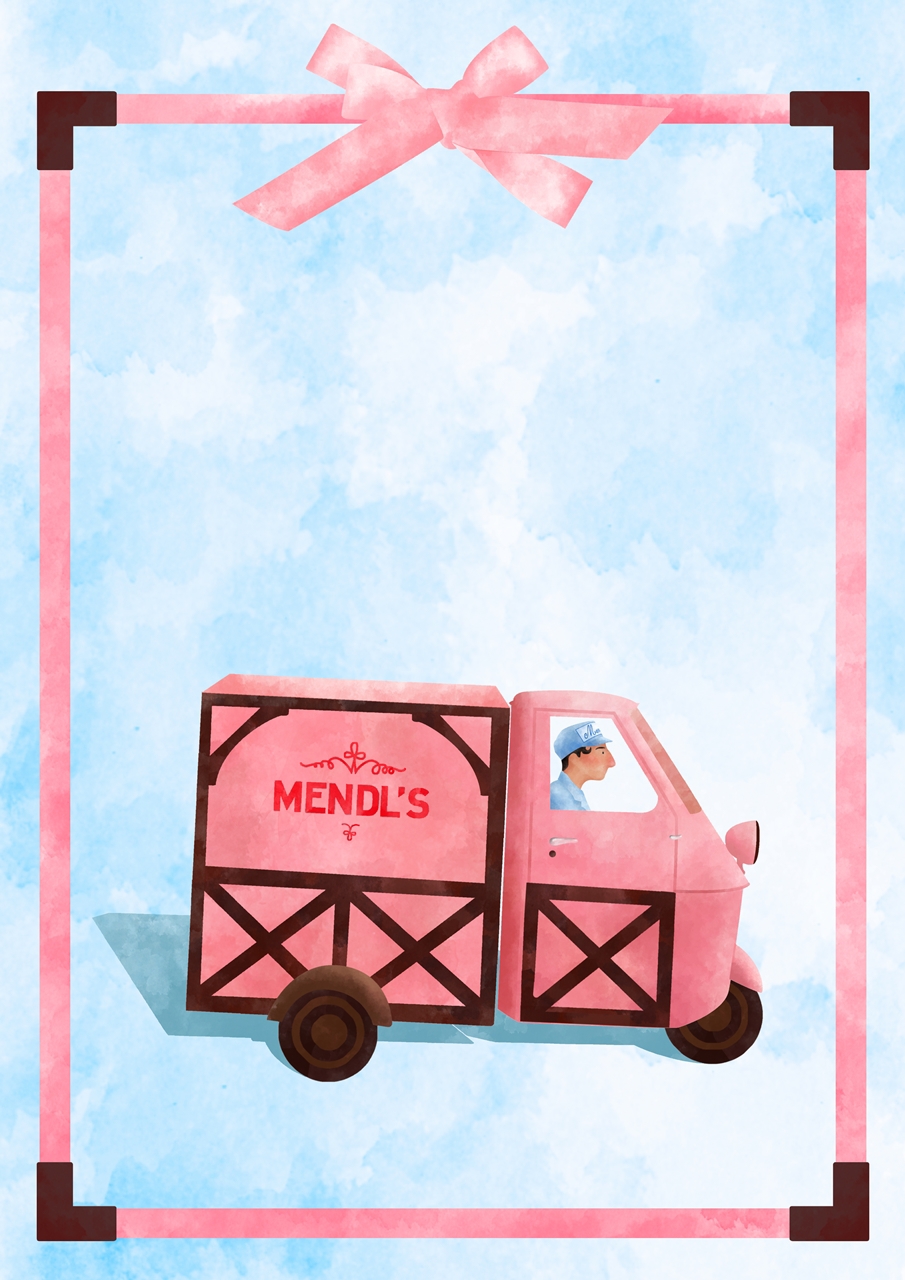 The Grand Budapest Hote mendl's Mendl's Truck zero lobby boy poster grand budapest hotel wes anderson movie poster