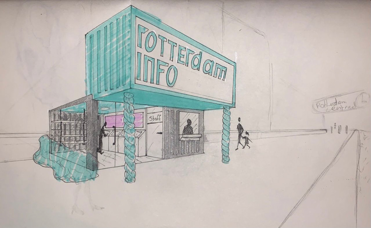 container grafisch grafisch ontwerp illustratie ontwerp Rotterdam ruimtelijk Ruimtelijk ontwerp ruimtelijk vormgeven vormgeving