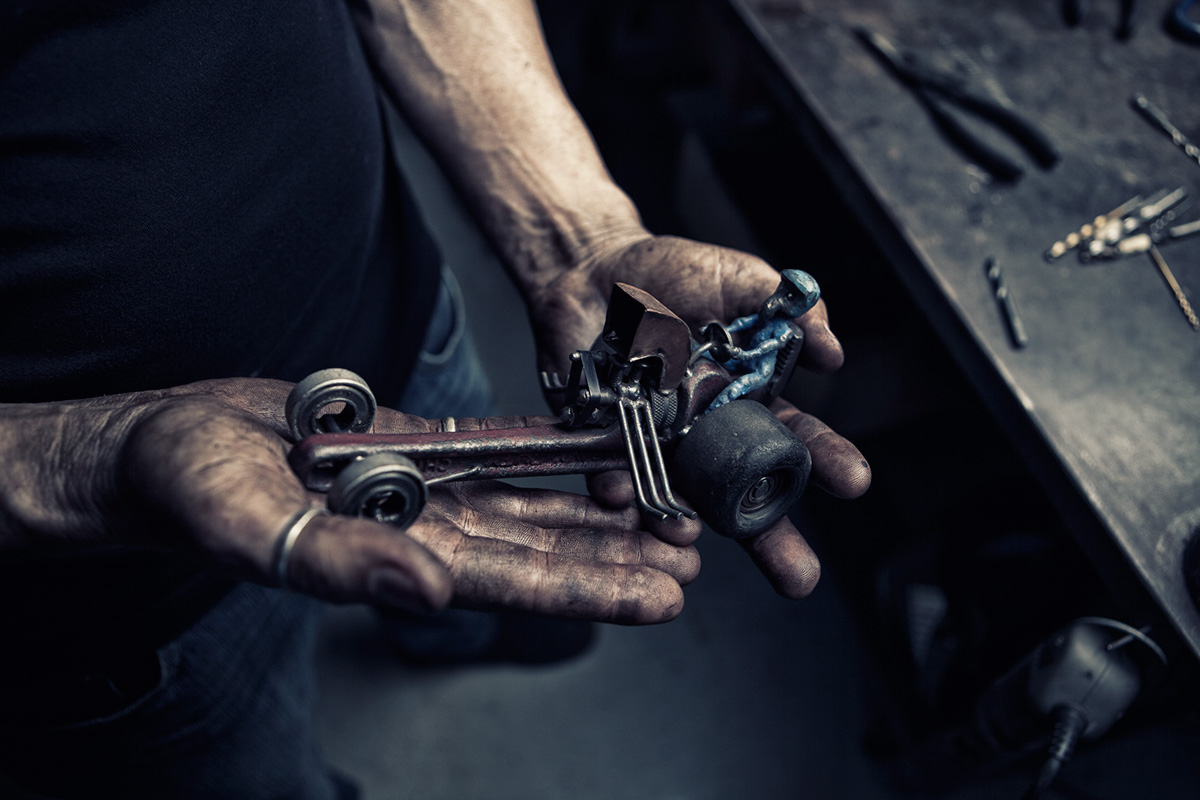 personal project craftsmen Craftsman artisan artist welder Freelance Small Business inspiration hard work get dirty industrial post-production video outside