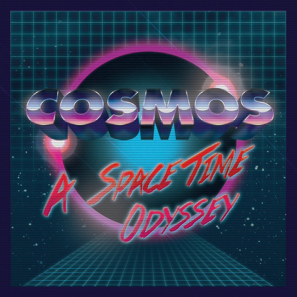 cosmos Space  Sci Fi 80's neon 80's neon colour type spacetime Retro sci-fi neon Synthwave