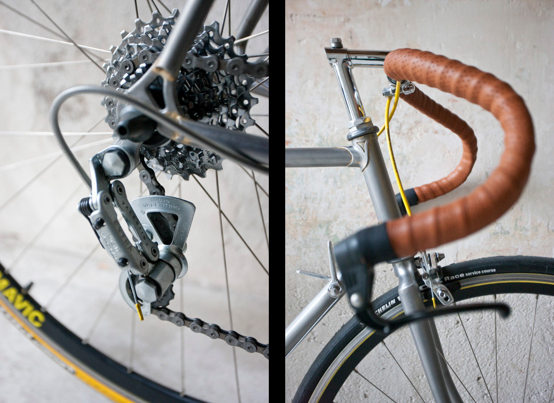 Bicycle Bike restoration lobocycle vintage design brooks england saddle Custom Campagnolo Titan stem handmade daniel marques
