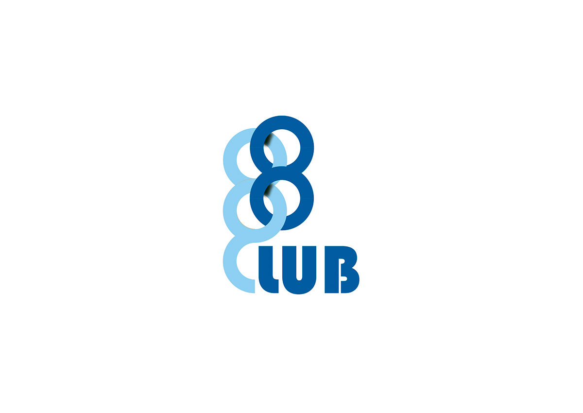 club 88club El Obrador Pool 8pool Nube cloud design spain victorrdz colours Illustrator photoshop marca minimal