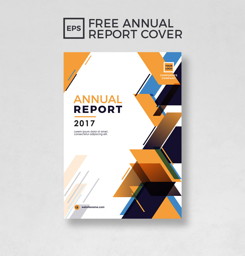 annual report template free download
