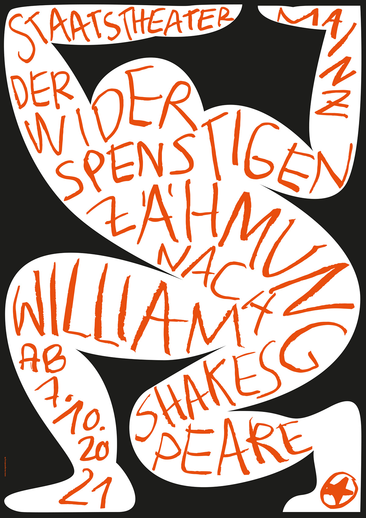 poster handwritten painting   Theatre theatre poster Theatre design revolution collage typography  