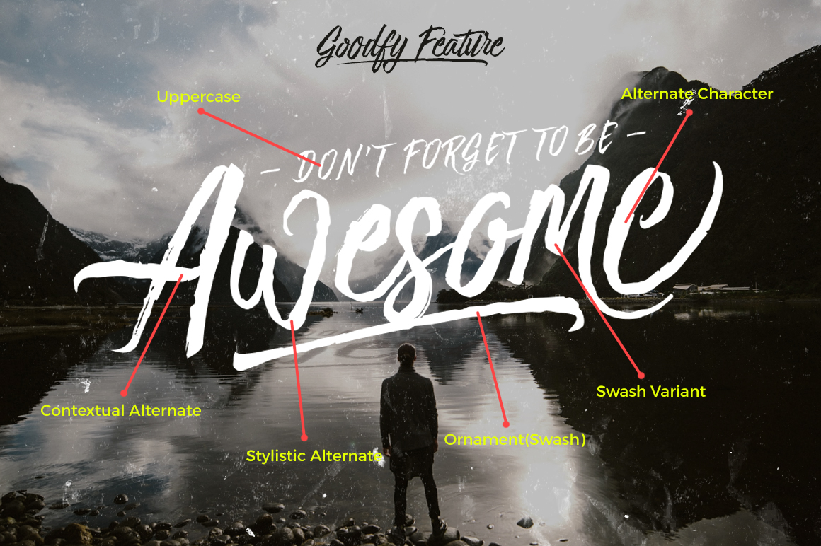 font lettering majestype grunge handdrawn