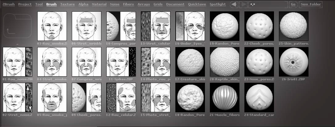 free zbrush skin brushes