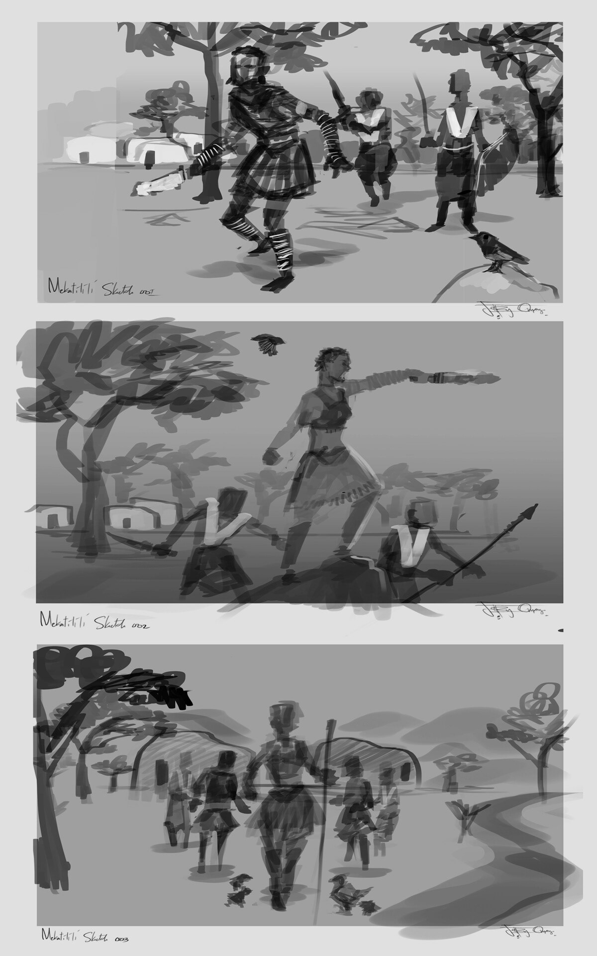 digital illustration digital painting heroes history ILLUSTRATION  kenya legend mekatilili photoshop Shujaa