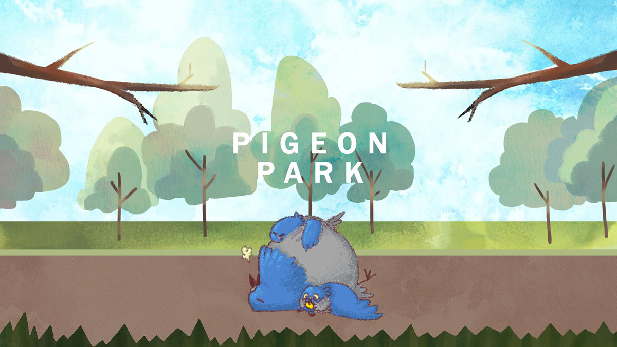 game ILLUSTRATION  animation  pigeon