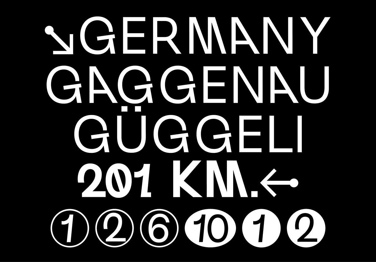 font typedesign clean lettering sans serif grotesk contemporary Opentype sketch Güggeli