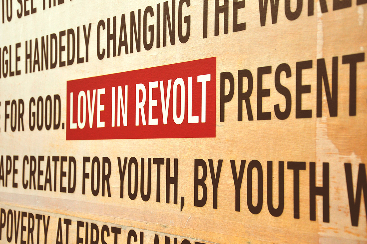 love in revolt R(EVOL)T Love Exhibition  Poverty cycle charity Event singapore scape