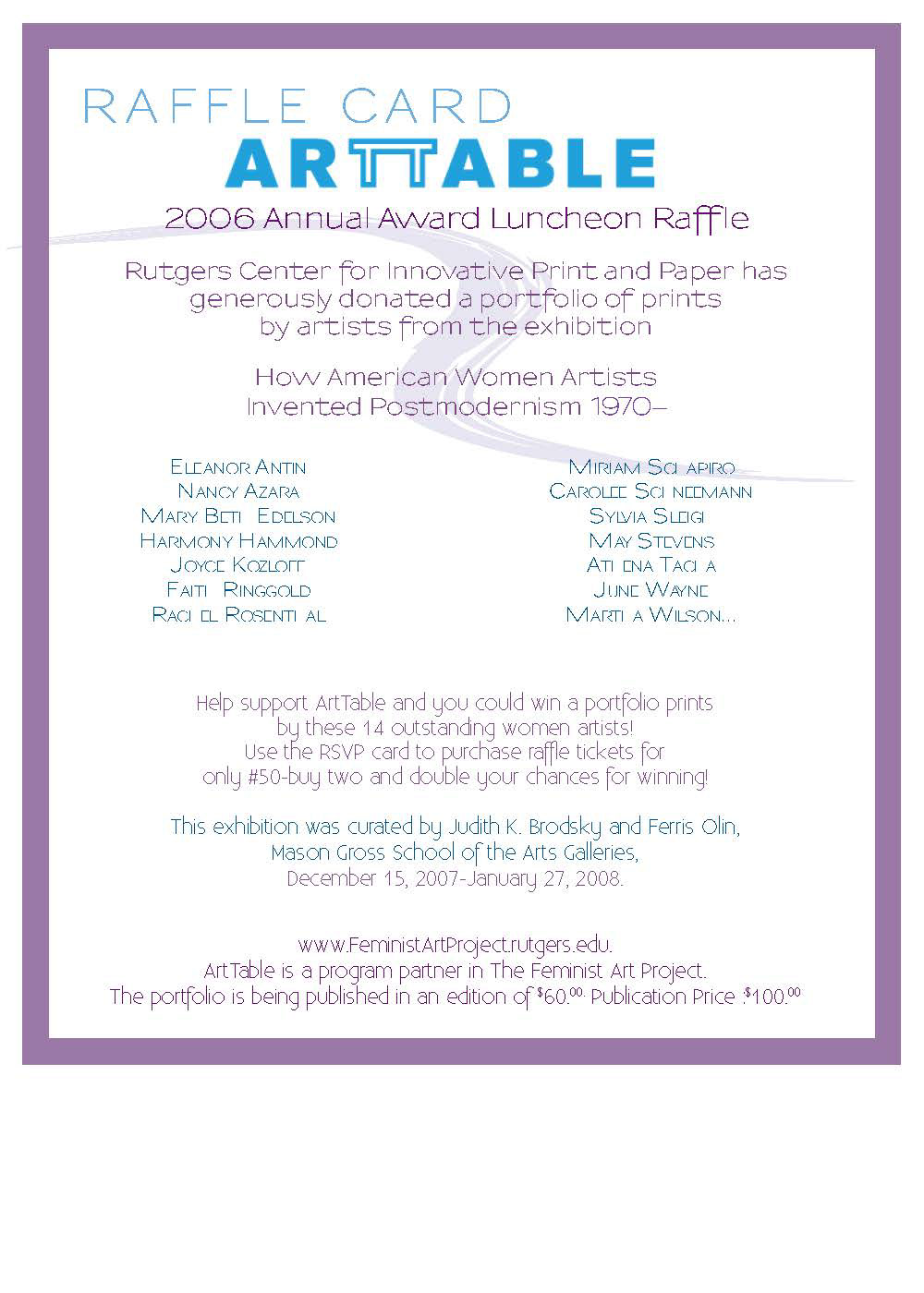 Invitation envelopes rsvp art table Martha Lynn Laskie blue purple