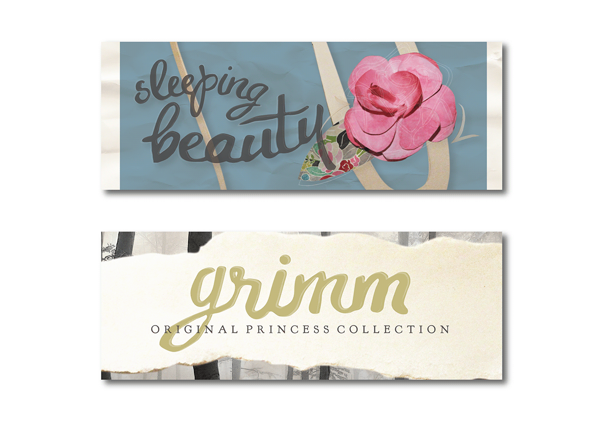 HAND LETTERING book covers storybooks storybook covers redesigned book covers Grimm Brothers grimm Web bookmarks