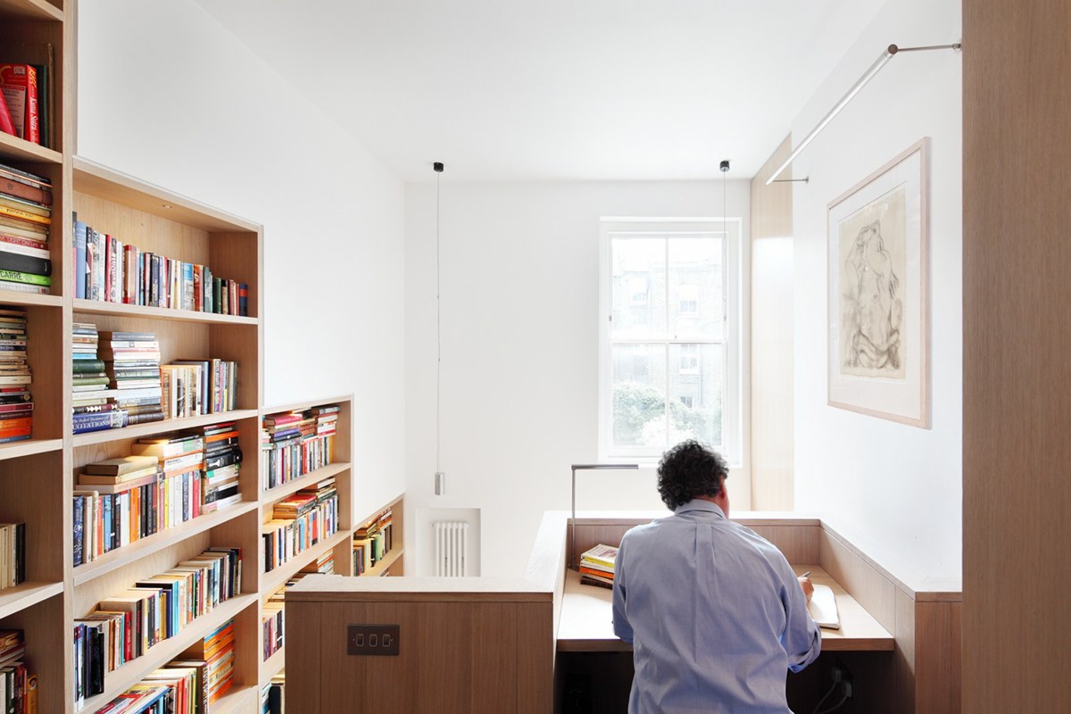 library  terraced house Extension