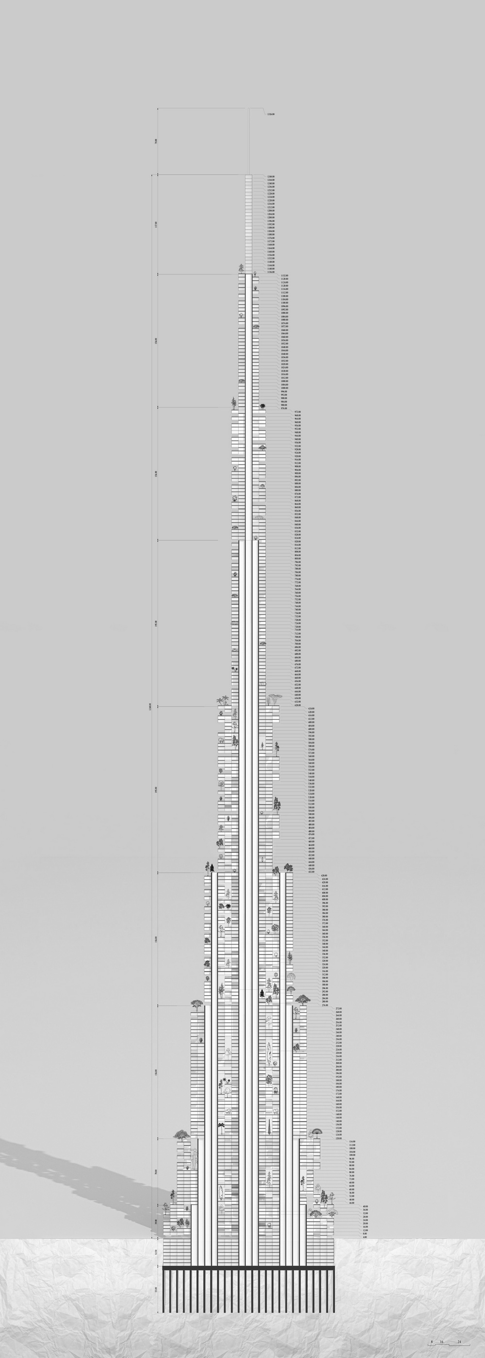 Vertical City tokyo cellular automaton ultrahigh skyscraper