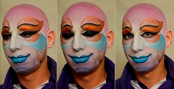 theater  make-up  masks  alessandra arrigoni