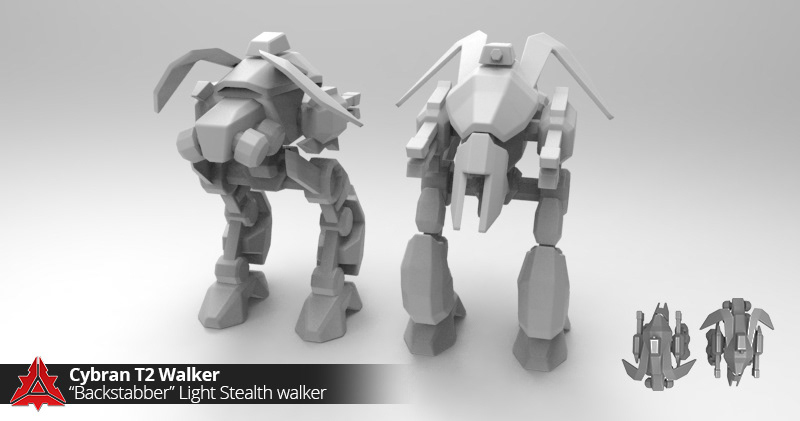 mech Fighter robot supremme commander mod revamp spiderbot bot Military Render 3D keyshot 3ds max