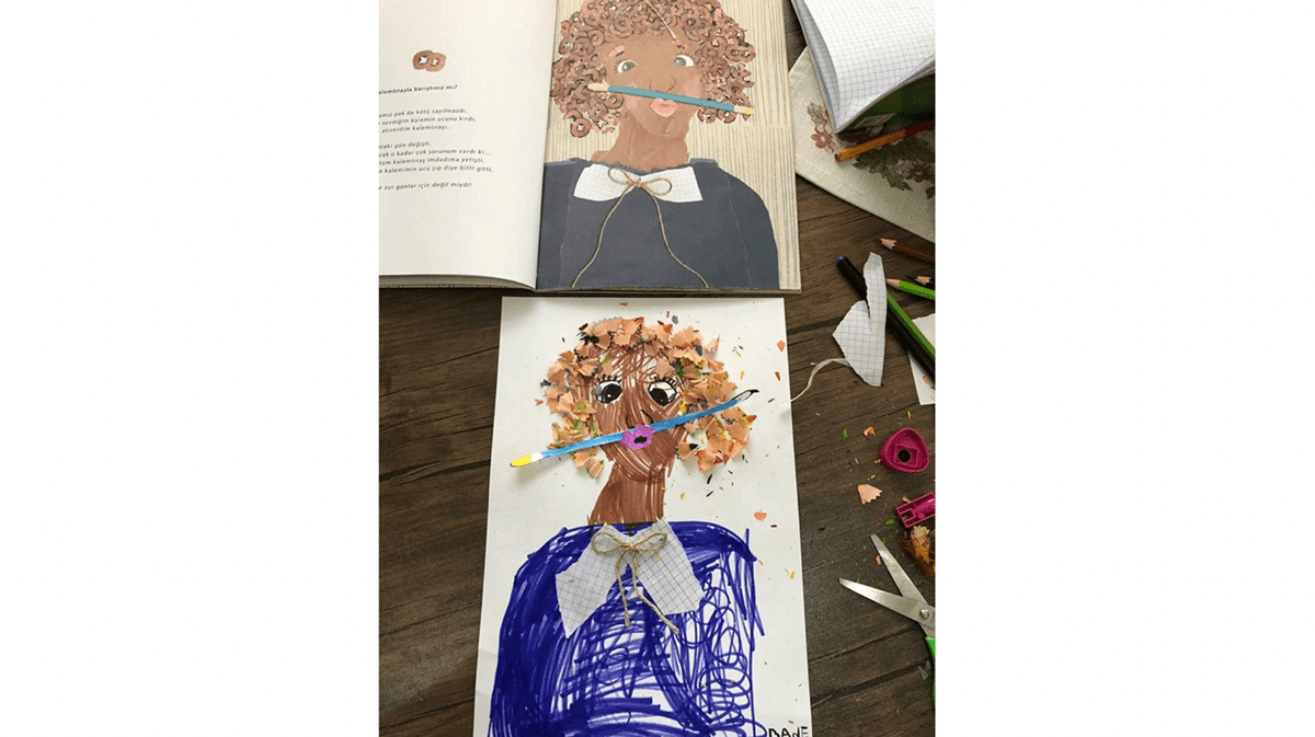 book book design Character childrens book collage doğan egmont gokce irten picturebook press print