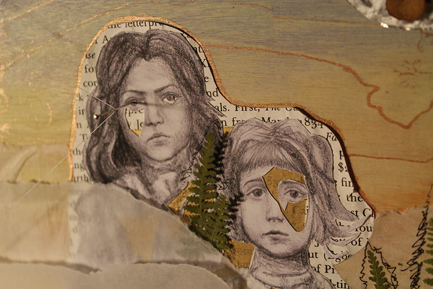 ILLUSTRATION  collage narrative Nature time Drawing  Portraiture watercolor graphite mixed media