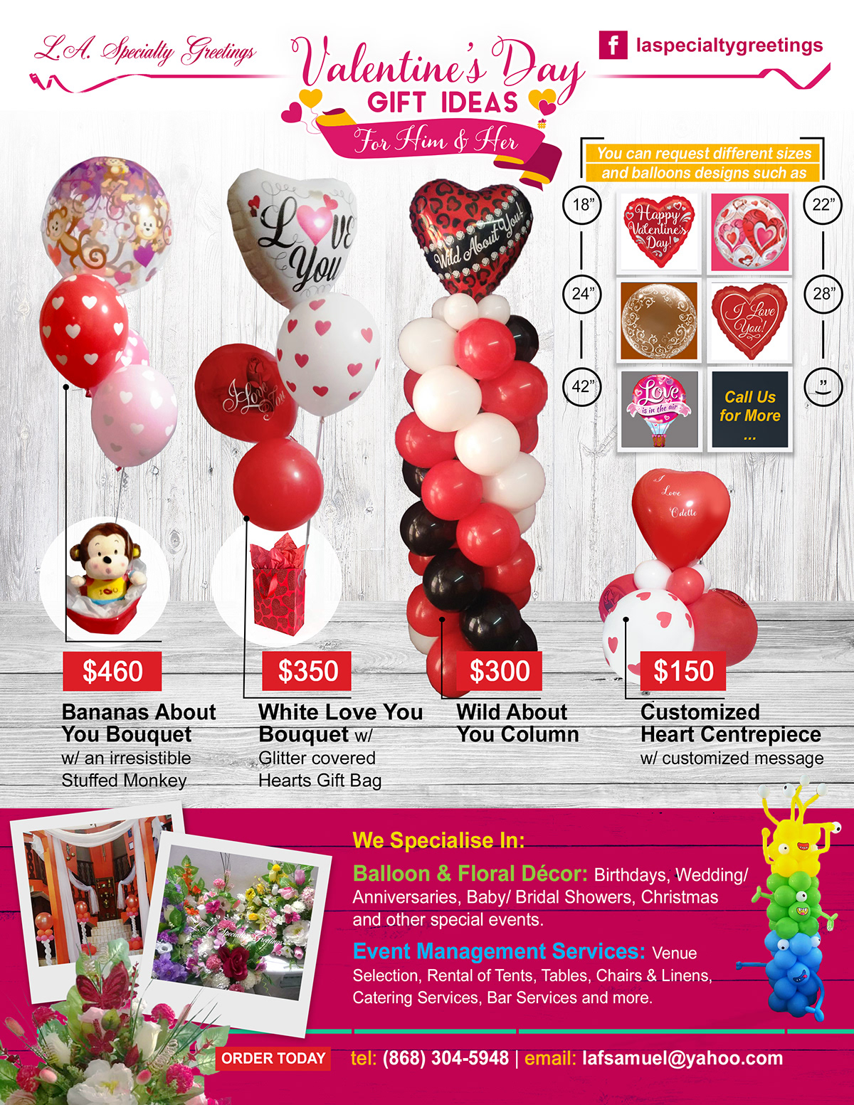 advertisement flyer social media poster Valentine's Day Promotion