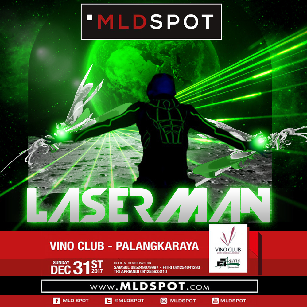 design poster laserman music party