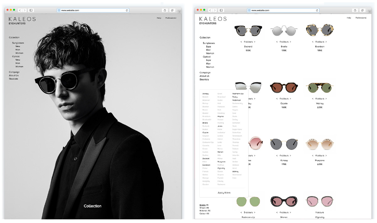 stationary Packaging Fashion  eyewear art direction  editorial design  Lookbook stand design icon design 