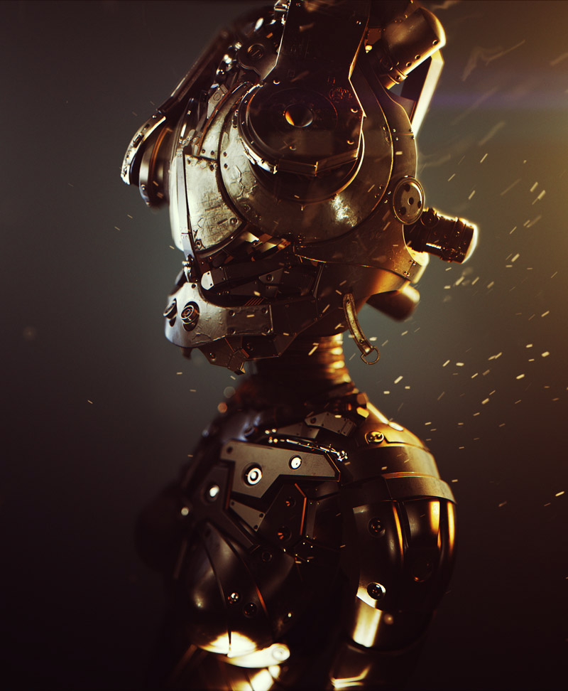 Helmetgirl Cyborg Gear