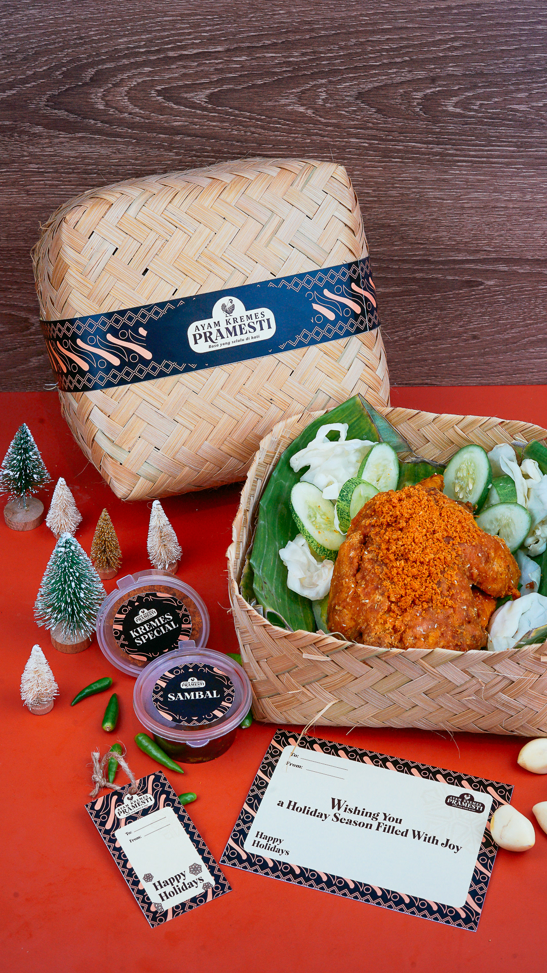 Food  gift hampers indonesia javanese Packaging traditional xmas