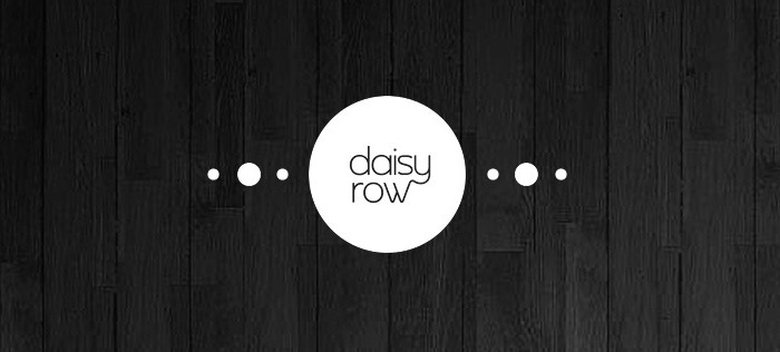 daisy row edgy funky sophisticated Classic logo accessories black and white