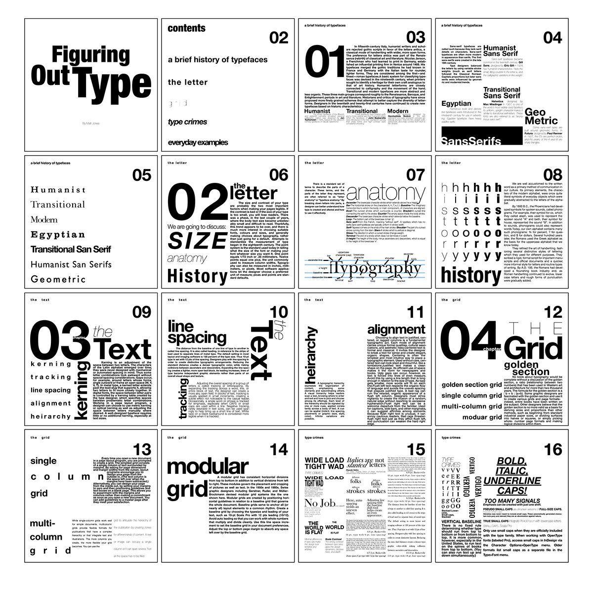 Very Challenging Fun Use of Grids Helvetica Neue Font families