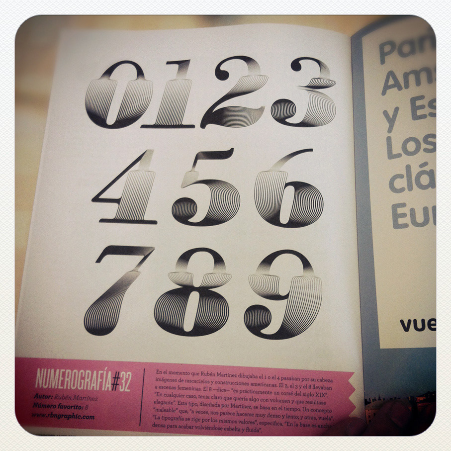 yorokobu yorokobumag Typeface numbers