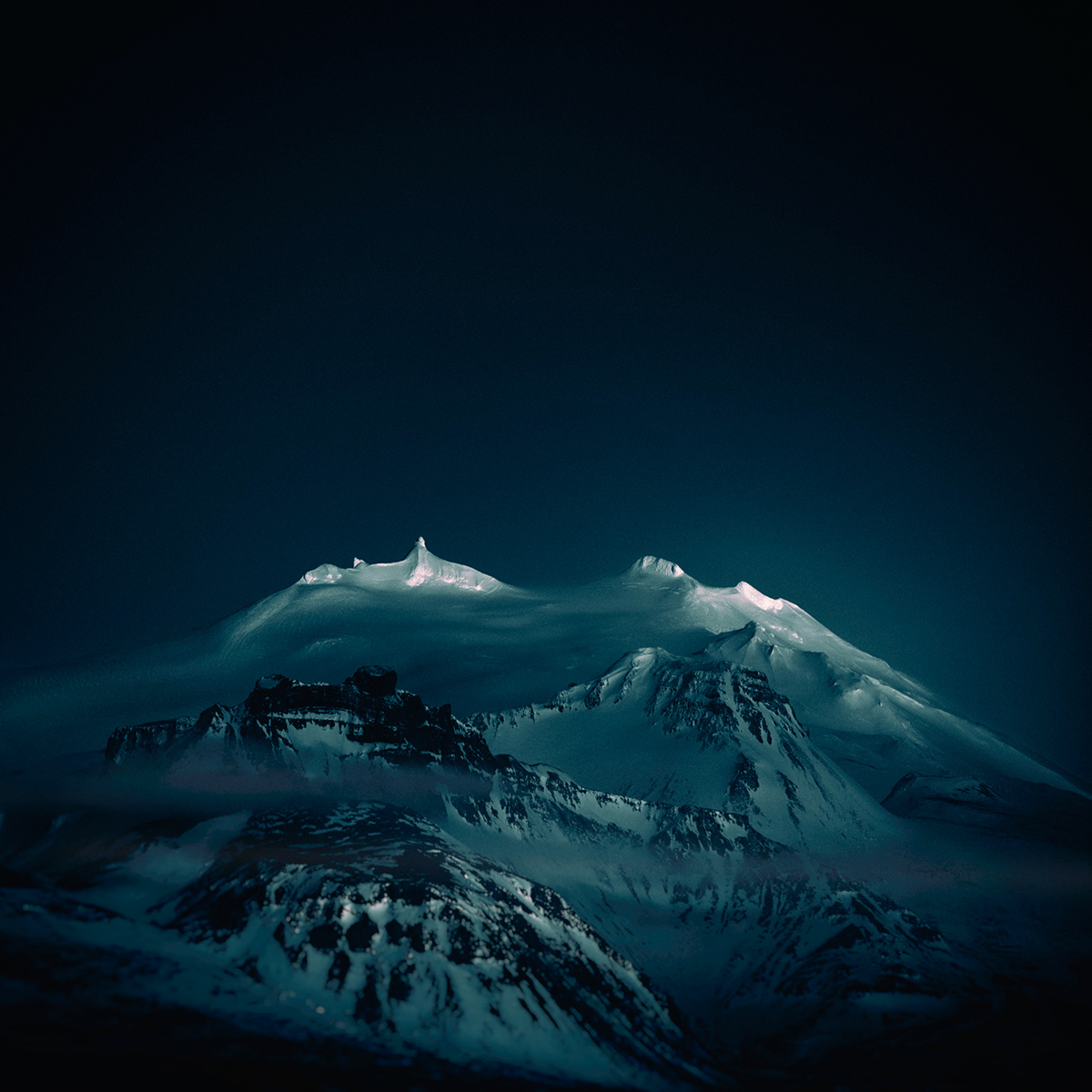 infrared IR Faux Colour iceland mountains mood