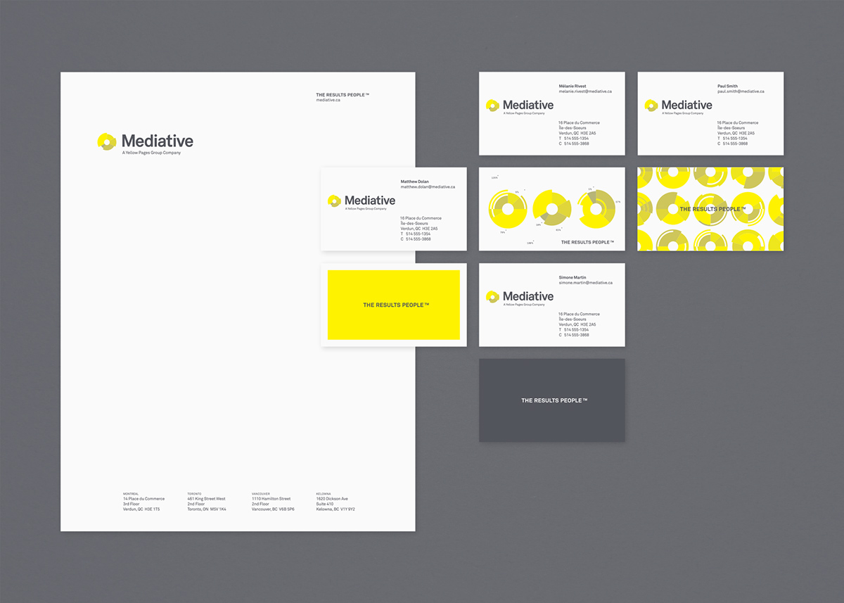 Adobe Portfolio branding  logo stationary yellow business card envelope