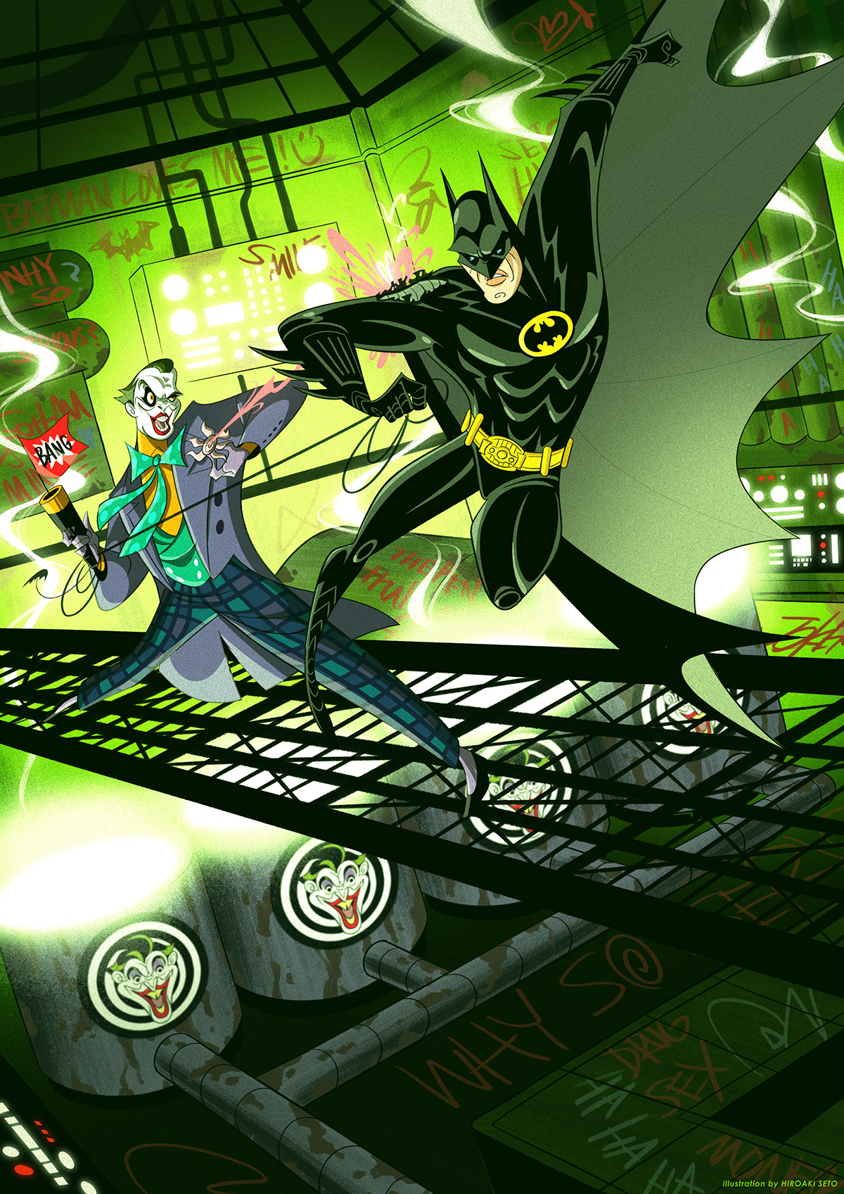 ILLUSTRATION  Digital Art  Character design  cartoon Drawing  batman Dc Comics SuperHero comics marvel
