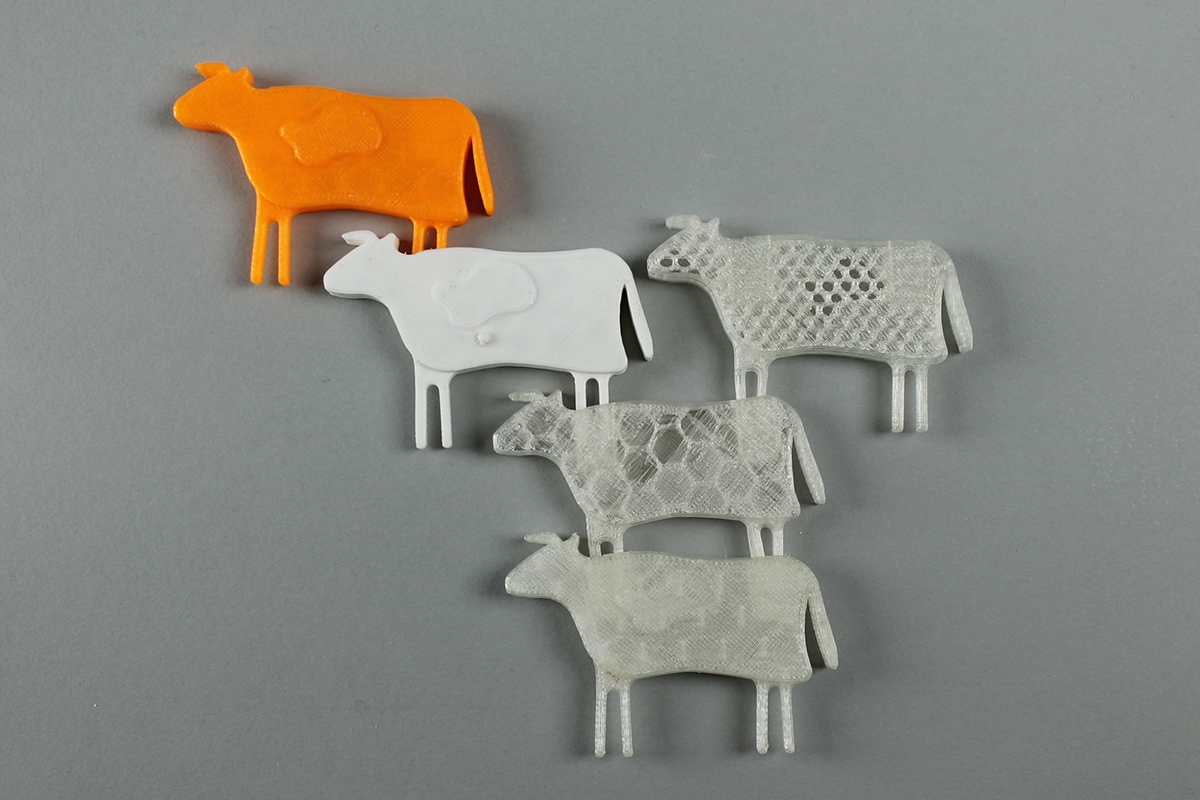 cow makerbot 3d printing