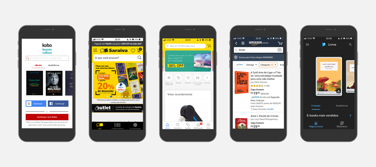 app book books Bookstore e-commerce innovation
