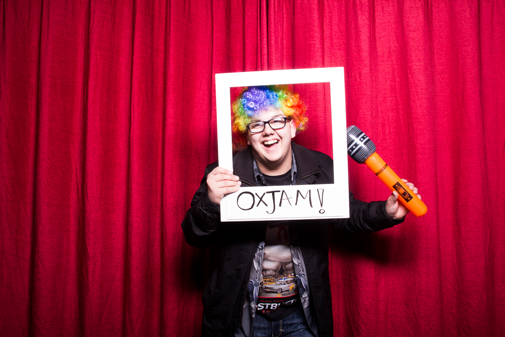 Huddersfield west yorkshire Oxfam OXJAM photo booth Event Photography  party Odeon queen