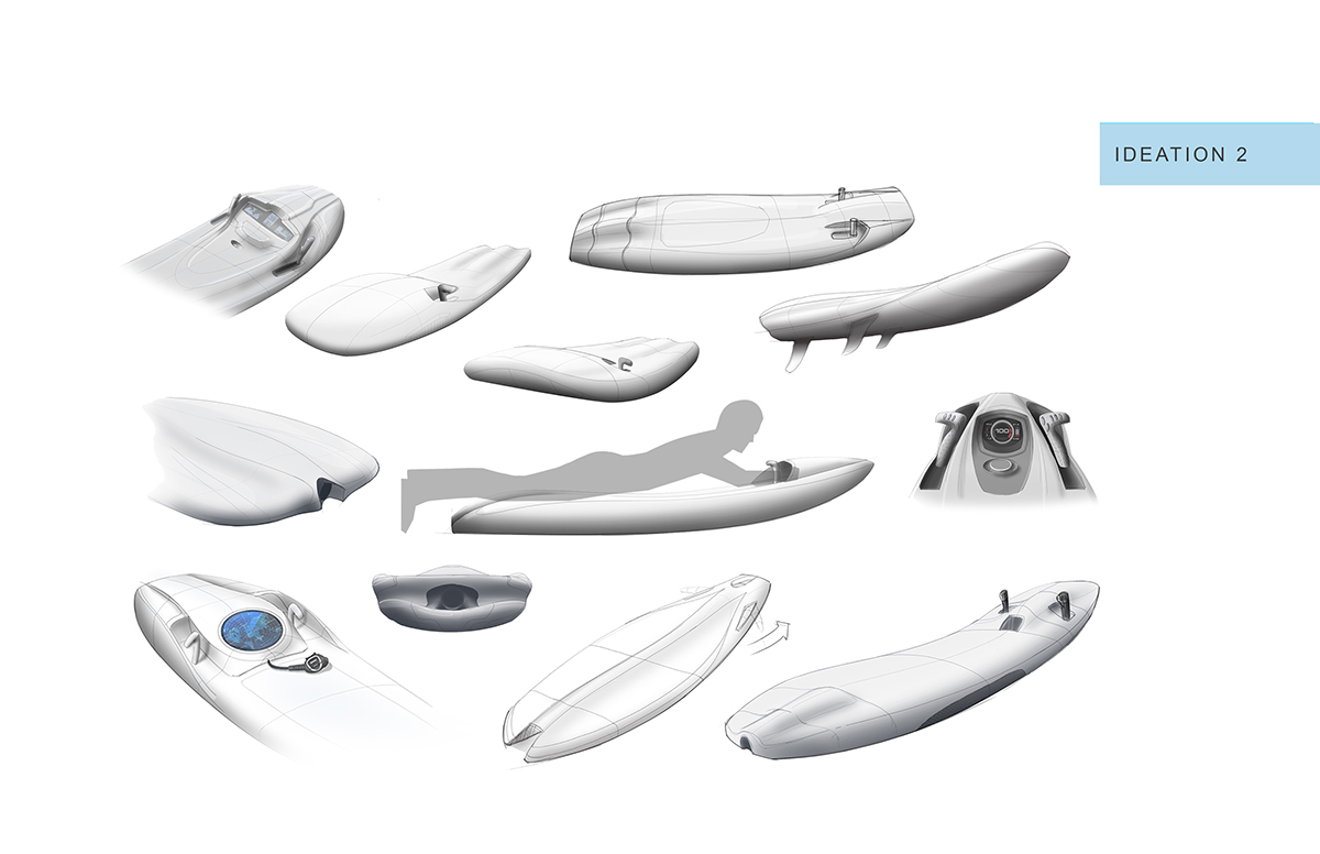 personal watercraft Surf dive Ocean water concept