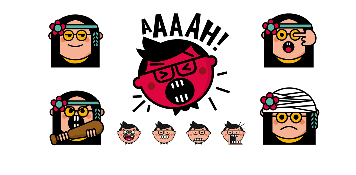 Emojis para el Pack de Expresiones de Line