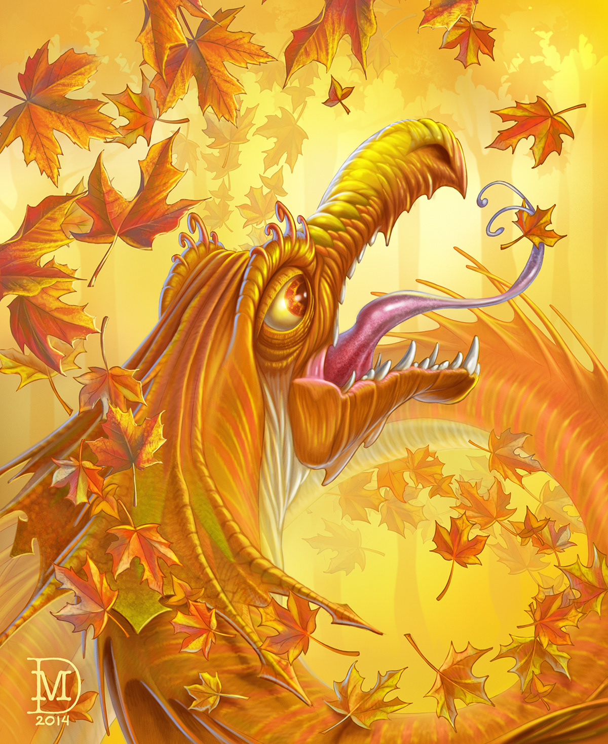 dragon season winter autumn fantasy tale characters game