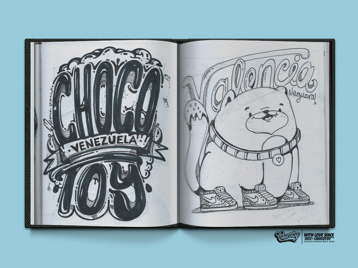sketchbook book Love drws bocetos sketch created Original chocotoy